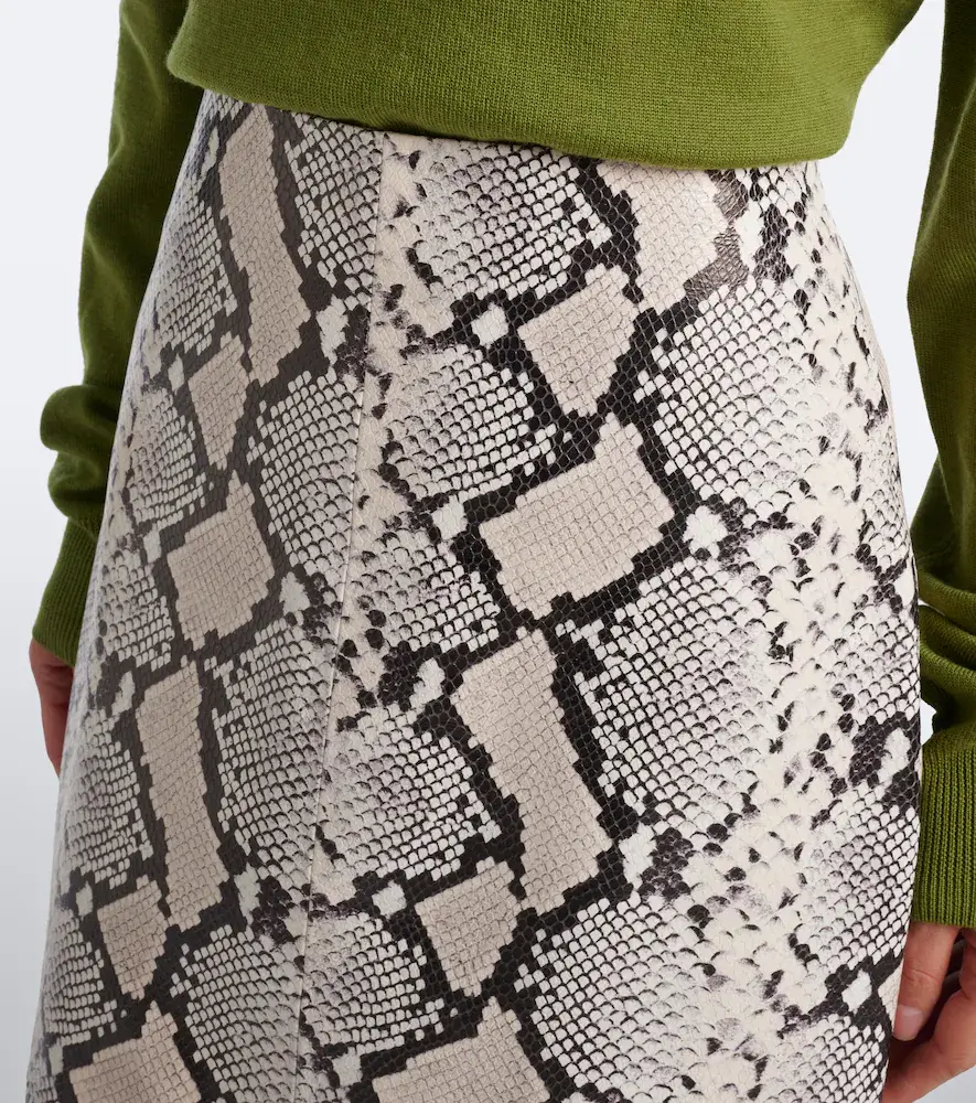 RÓHE Róhe Snake-effect leather midi skirt | Thumbnail 3 RÓHE Róhe Snake-effect leather midi skirt | Thumbnail 3