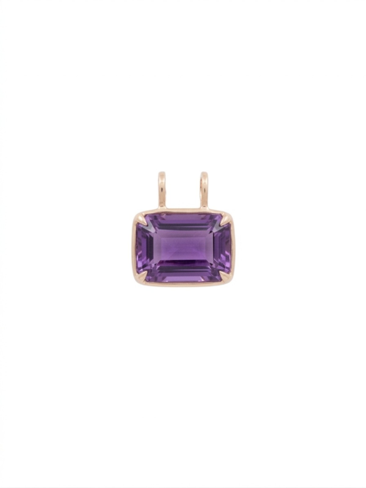 Wish Fine Jewelry 15.72ct Amethyst 18K Gold Medium Statement Pendant
