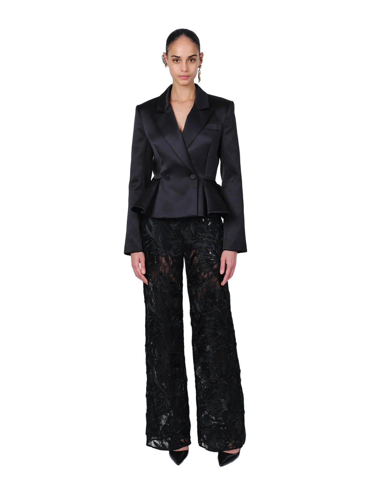 Aknvas The pepblum blazer in black - preorder