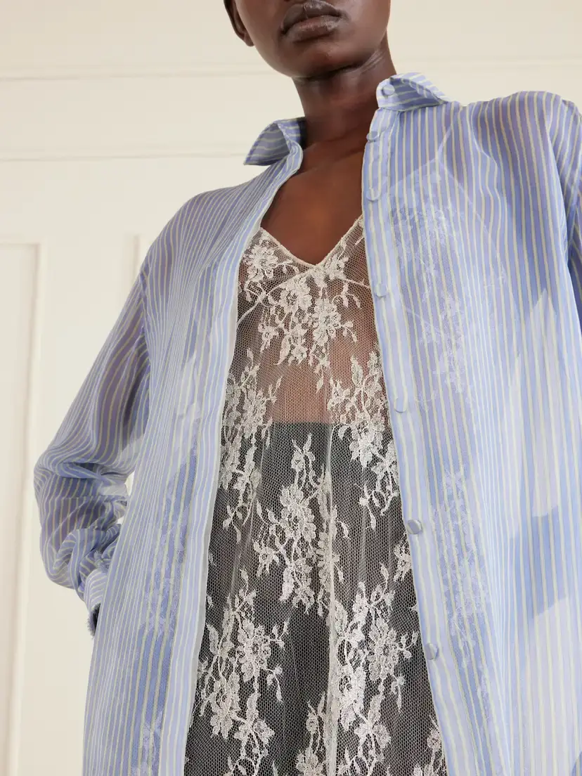 Tom Ford Floral Lamé-jacquard Silk-tulle Mini Dress | Thumbnail 5 Tom Ford Floral Lamé-jacquard Silk-tulle Mini Dress | Thumbnail 5
