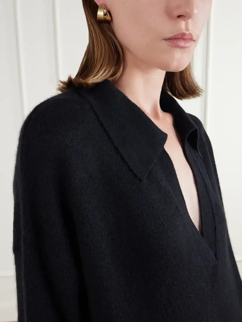 Almada Kaia Cashmere Polo Sweater | Thumbnail 5 Almada Kaia Cashmere Polo Sweater | Thumbnail 5