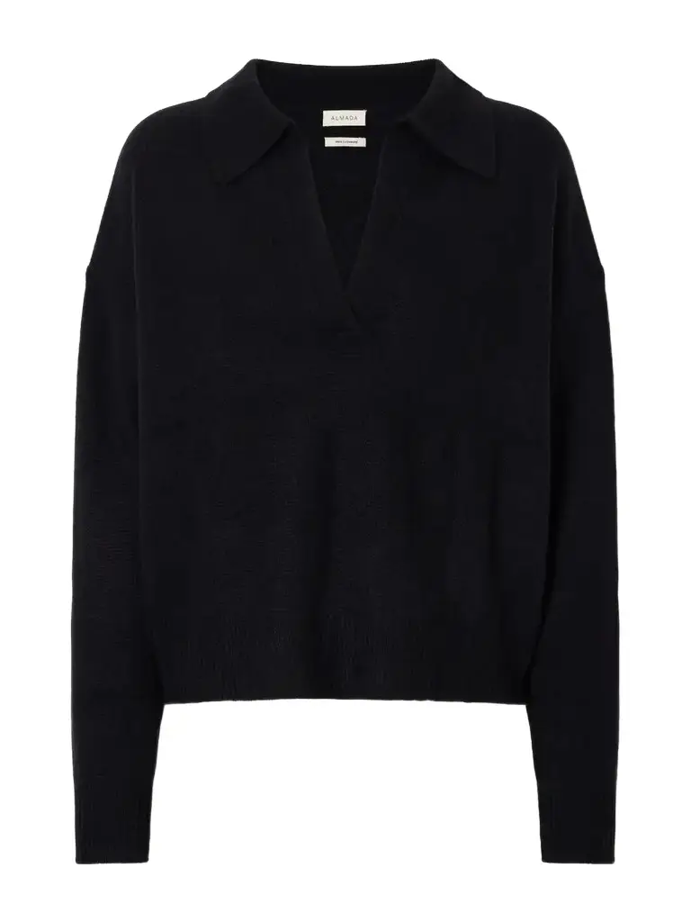 Almada Kaia Cashmere Polo Sweater