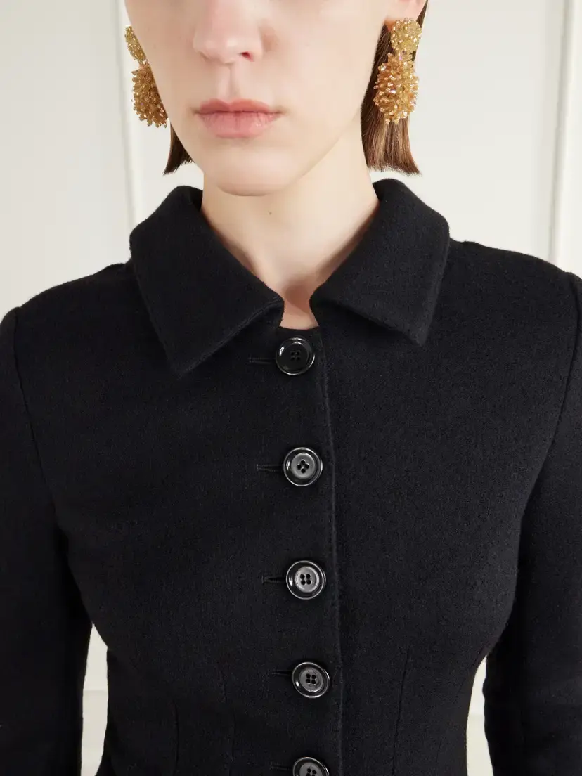 Dolce & Gabbana Darted Wool-felt Jacket | Thumbnail 5 Dolce & Gabbana Darted Wool-felt Jacket | Thumbnail 5