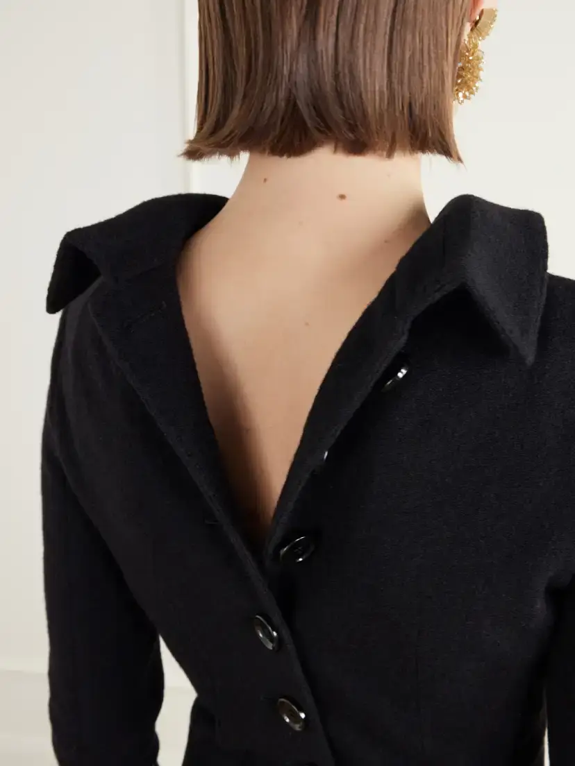 Dolce & Gabbana Darted Wool-felt Jacket | Thumbnail 6 Dolce & Gabbana Darted Wool-felt Jacket | Thumbnail 6