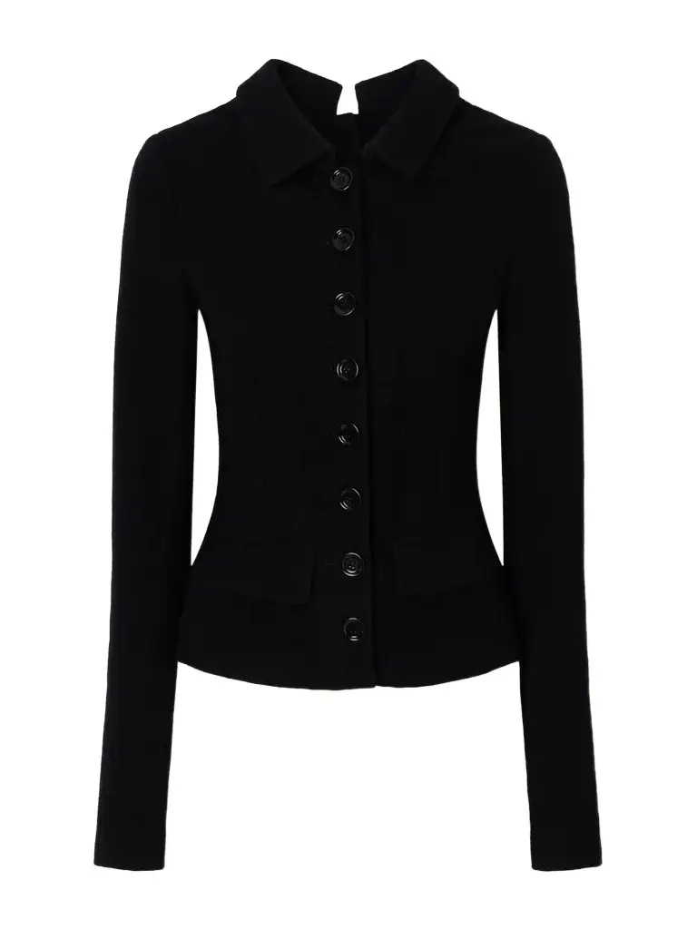 Darted Wool-felt Jacket Darted Wool-felt Jacket
