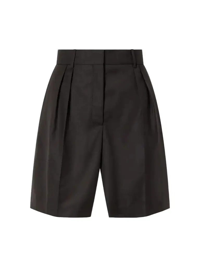 Rockan Pleated Wool-twill Shorts Rockan Pleated Wool-twill Shorts