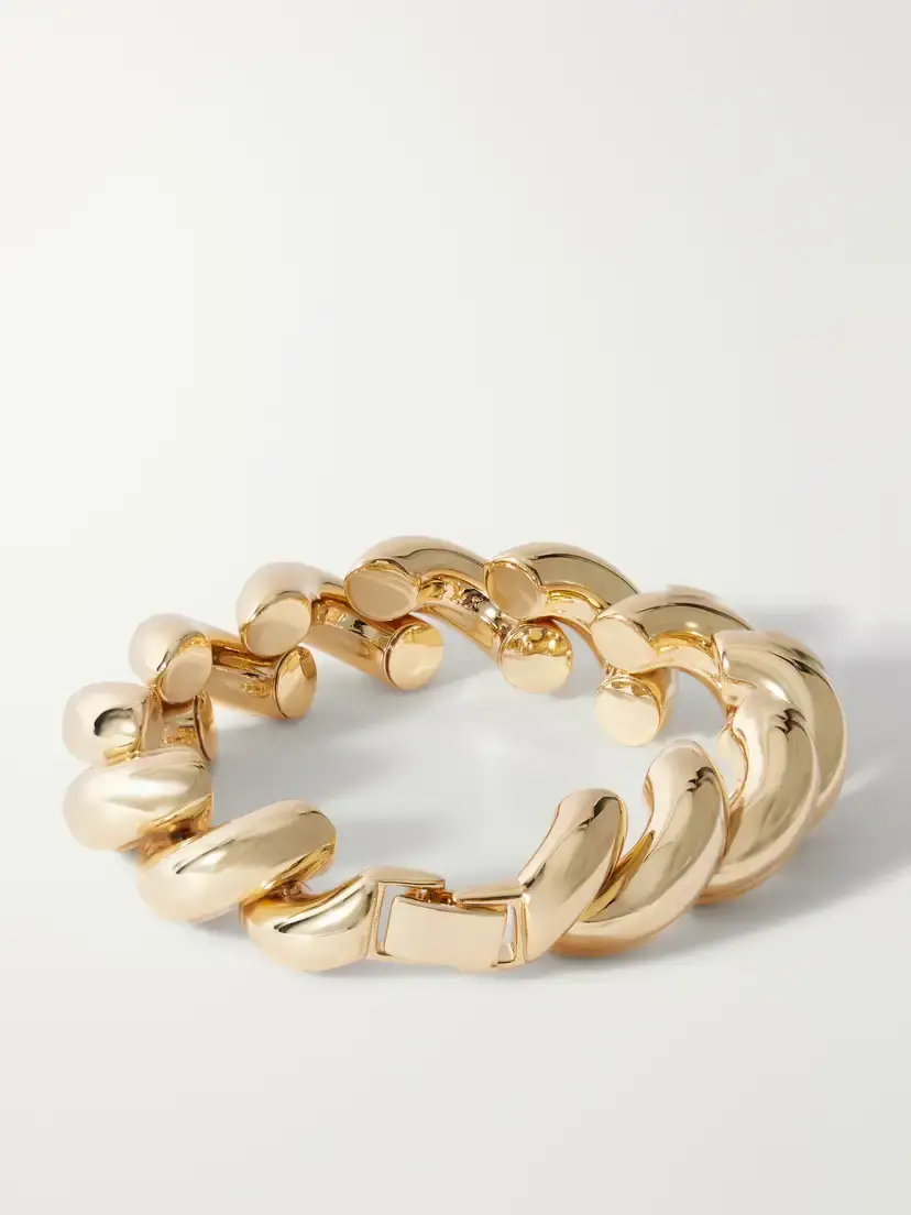 Roxanne Assoulin The Comma Gold-tone Bracelet | Thumbnail 3 Roxanne Assoulin The Comma Gold-tone Bracelet | Thumbnail 3