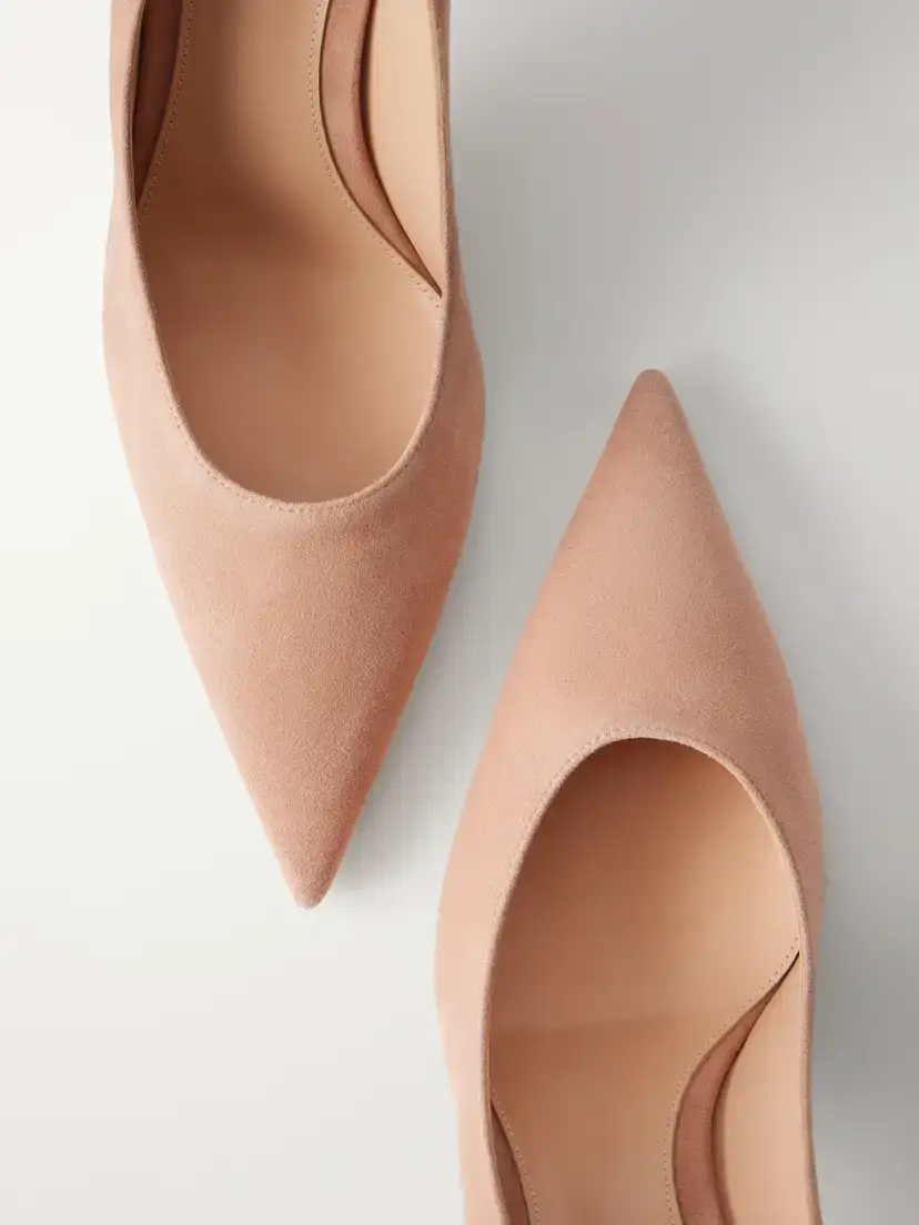Gianvito Rossi Piper 85 Suede Pumps | Thumbnail 5 Gianvito Rossi Piper 85 Suede Pumps | Thumbnail 5