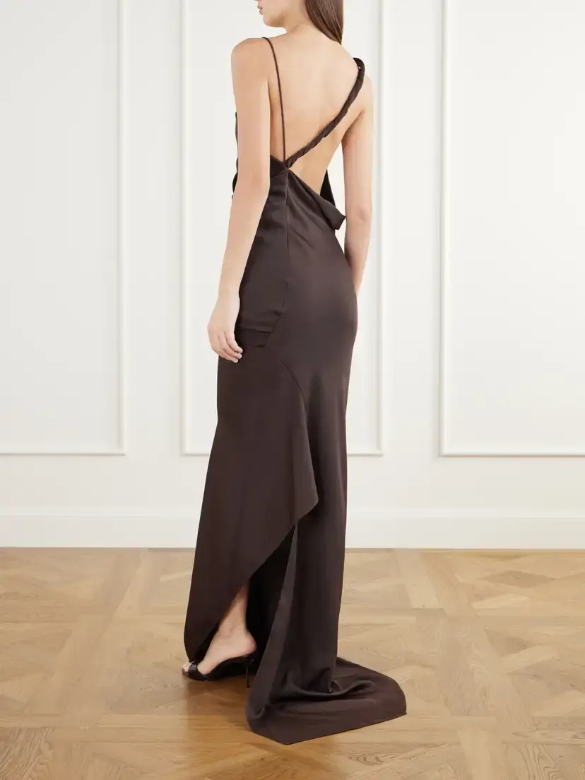 AARON ESH Draped Crepe Gown | Thumbnail 3 AARON ESH Draped Crepe Gown | Thumbnail 3