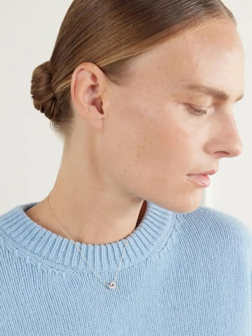 Sophie Bille Brahe Lucia 18-karat Recycled Gold Diamond Necklace | Thumbnail 2 Sophie Bille Brahe Lucia 18-karat Recycled Gold Diamond Necklace | Thumbnail 2