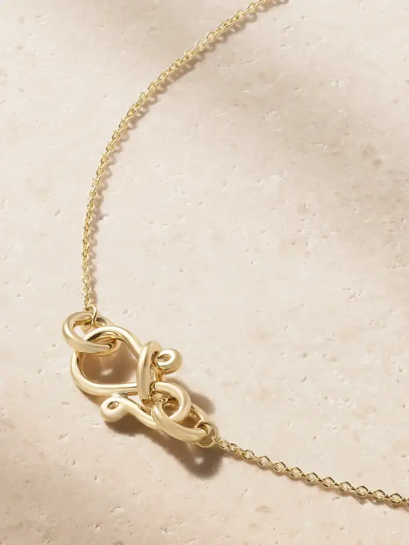 Sophie Bille Brahe Lucia 18-karat Recycled Gold Diamond Necklace | Thumbnail 3 Sophie Bille Brahe Lucia 18-karat Recycled Gold Diamond Necklace | Thumbnail 3