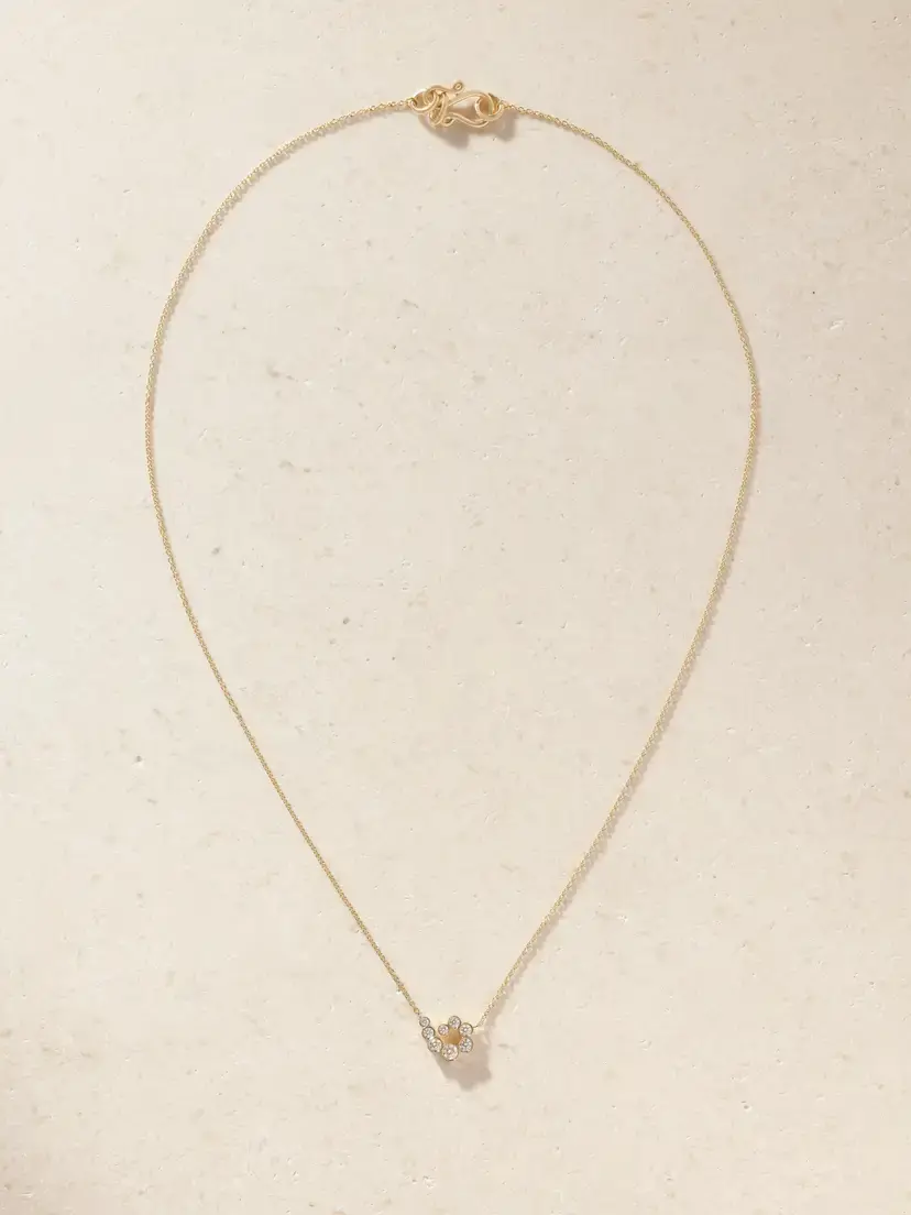 Sophie Bille Brahe Lucia 18-karat Recycled Gold Diamond Necklace | Thumbnail 4 Sophie Bille Brahe Lucia 18-karat Recycled Gold Diamond Necklace | Thumbnail 4