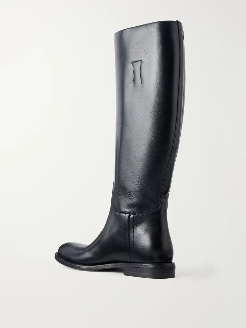 Acne Studios Brillante Logo-debossed Full-grain Leather Knee Boots | Thumbnail 3 Acne Studios Brillante Logo-debossed Full-grain Leather Knee Boots | Thumbnail 3