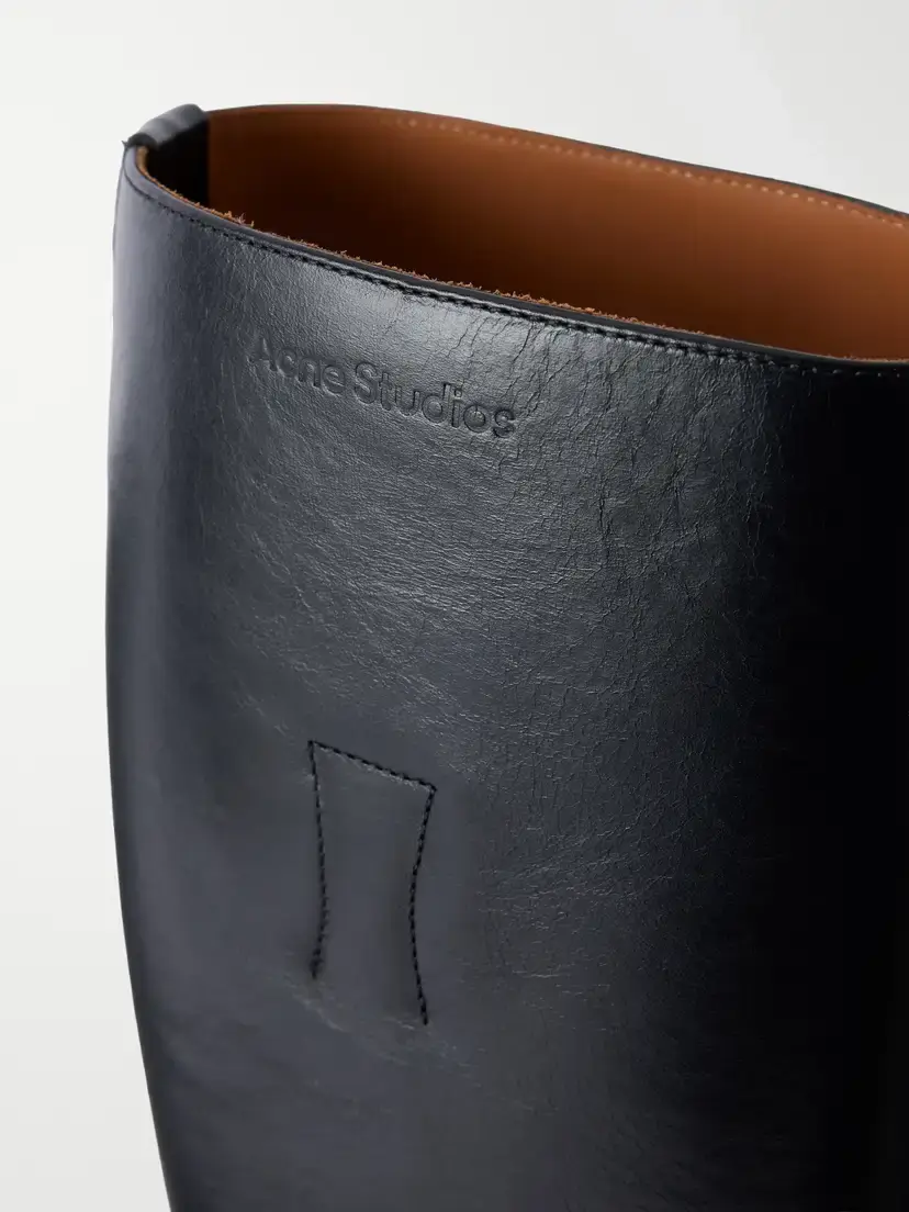 Acne Studios Brillante Logo-debossed Full-grain Leather Knee Boots | Thumbnail 5 Acne Studios Brillante Logo-debossed Full-grain Leather Knee Boots | Thumbnail 5