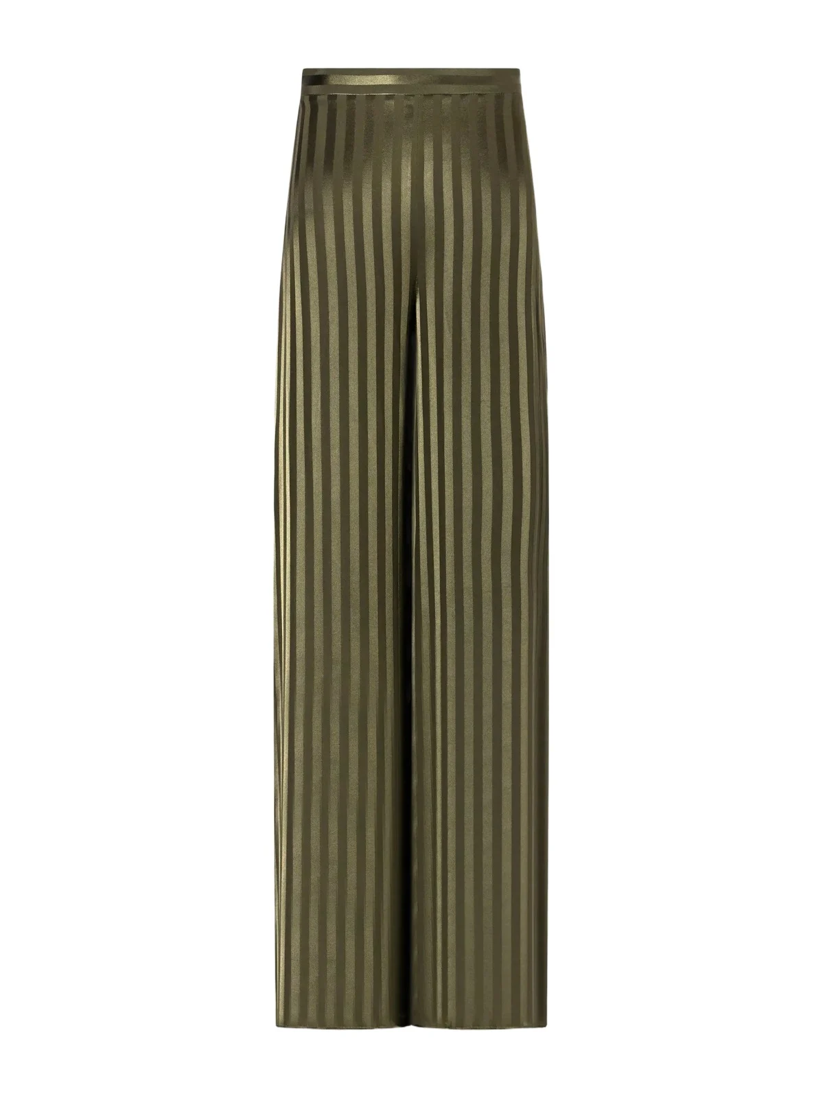 The Amanda Striped Silk-jacquard Wide-leg Pants The Amanda Striped Silk-jacquard Wide-leg Pants
