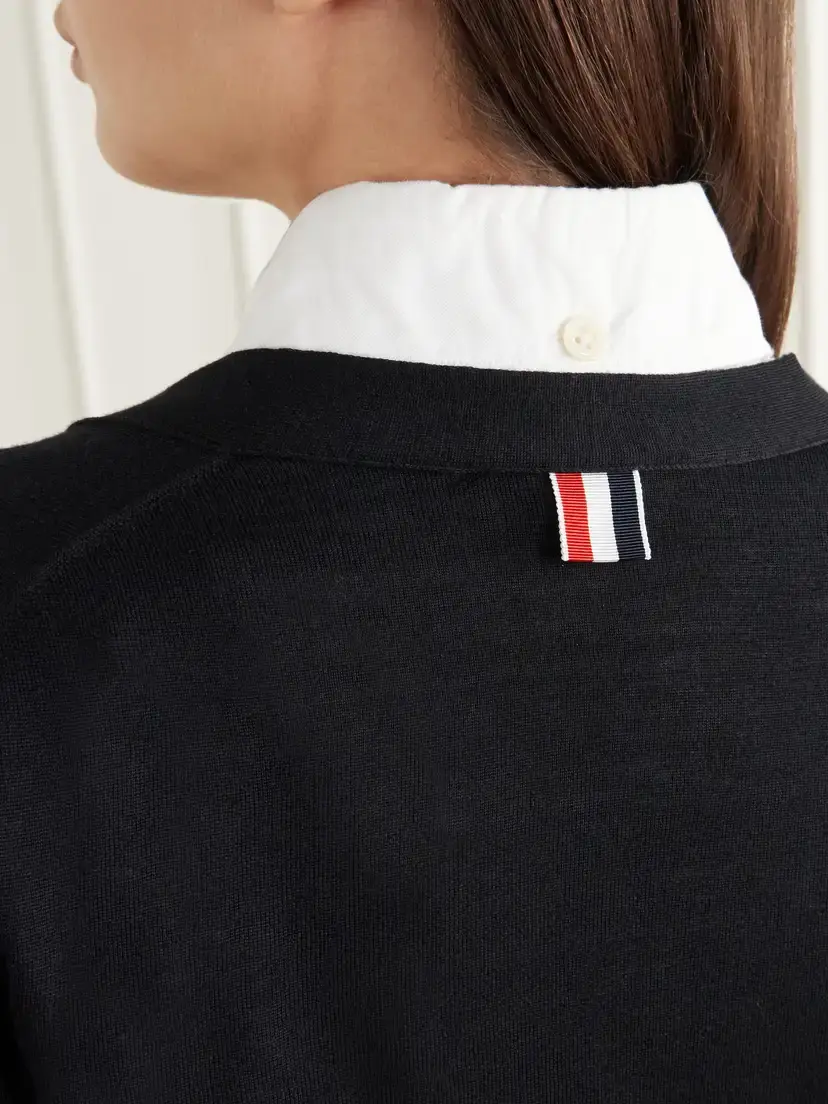 Thom Browne 4-bar Wool Cardigan | Thumbnail 6