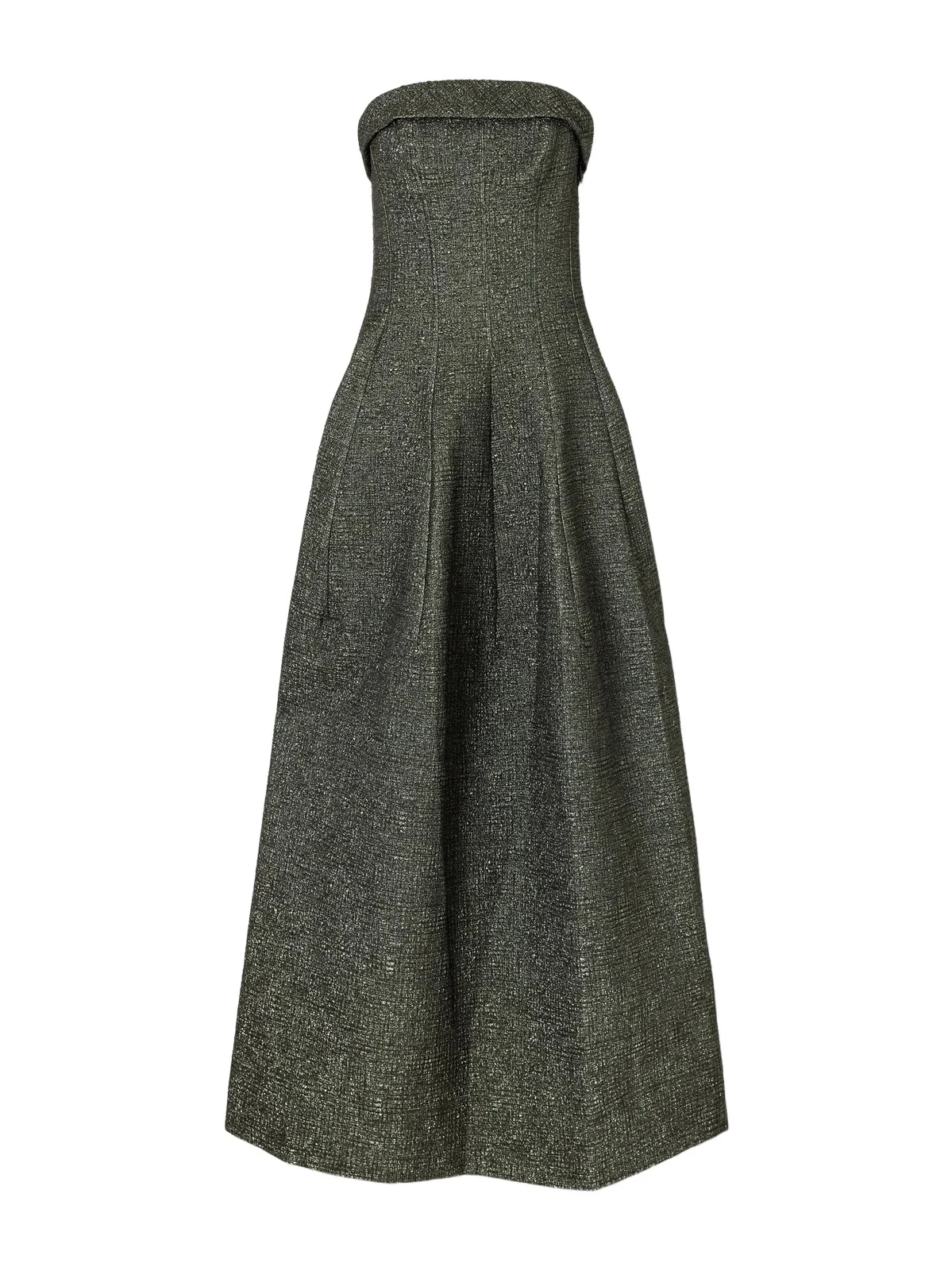 Simkhai Octavia Strapless Jacquard Gown