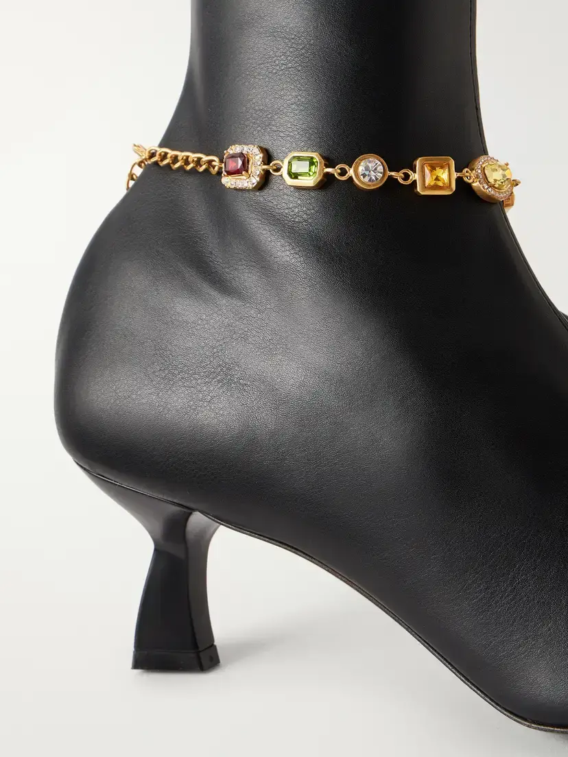 NODALETO Dona Stretch 50 Crystal-embellished Over-the-knee Boots | Thumbnail 5