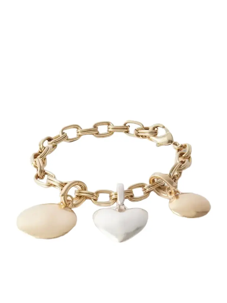 Roxanne Assoulin The Token Gold And Silver-tone Bracelet