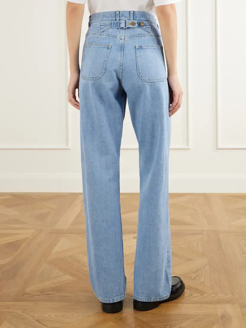 Thom Browne Mid-rise Straight-leg Jeans | Thumbnail 4 Thom Browne Mid-rise Straight-leg Jeans | Thumbnail 4