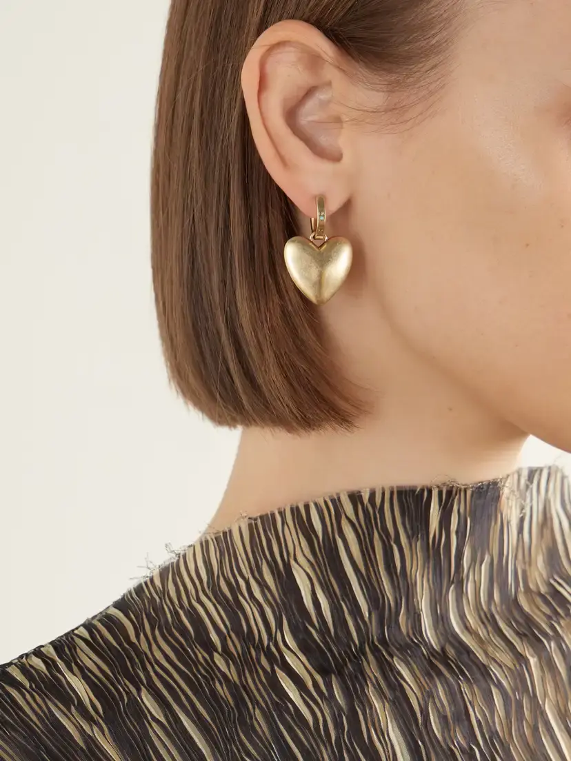 Roxanne Assoulin The Heart Token Gold-tone Earrings | Thumbnail 2 Roxanne Assoulin The Heart Token Gold-tone Earrings | Thumbnail 2