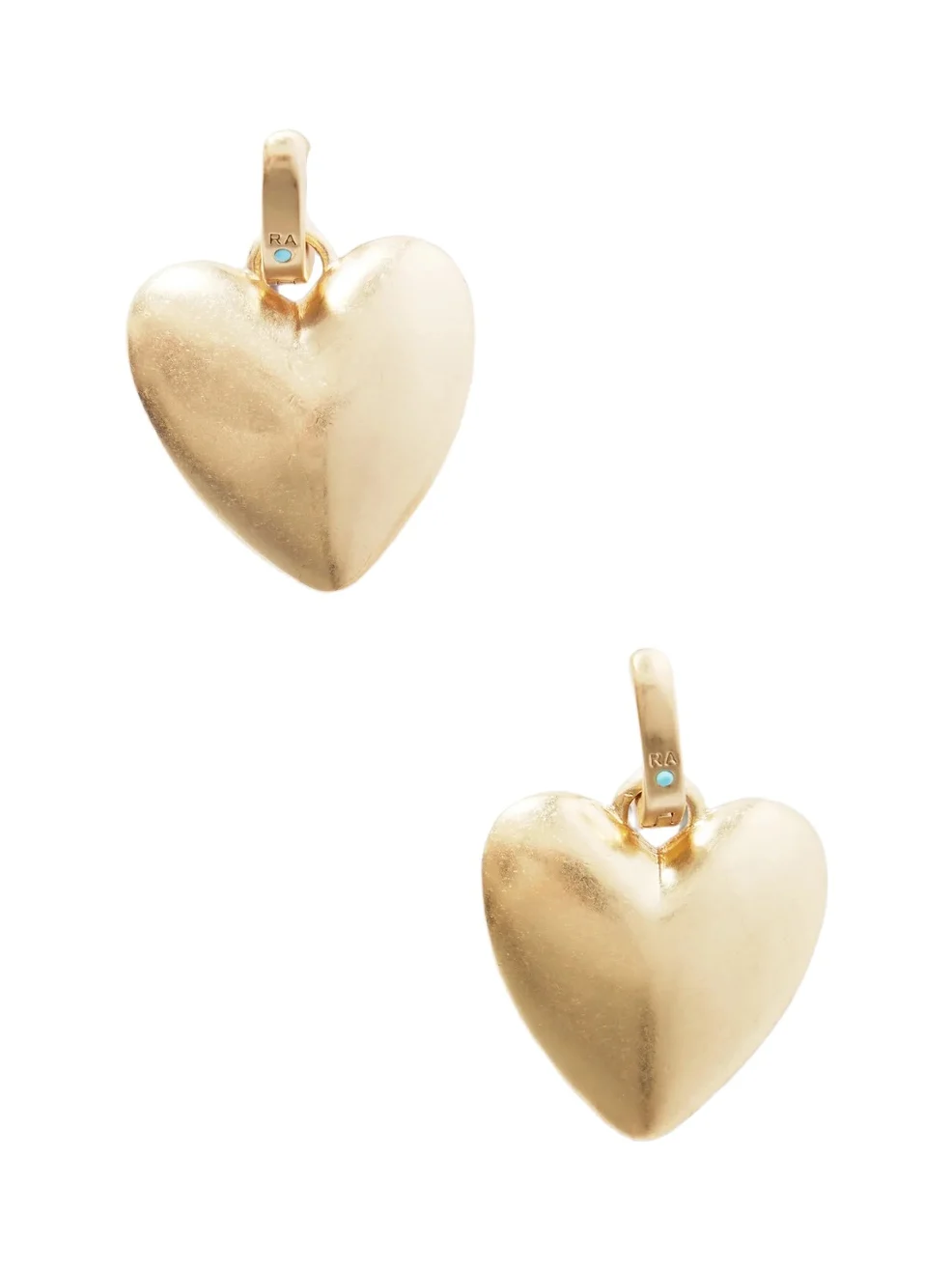 The Heart Token Gold-tone Earrings The Heart Token Gold-tone Earrings