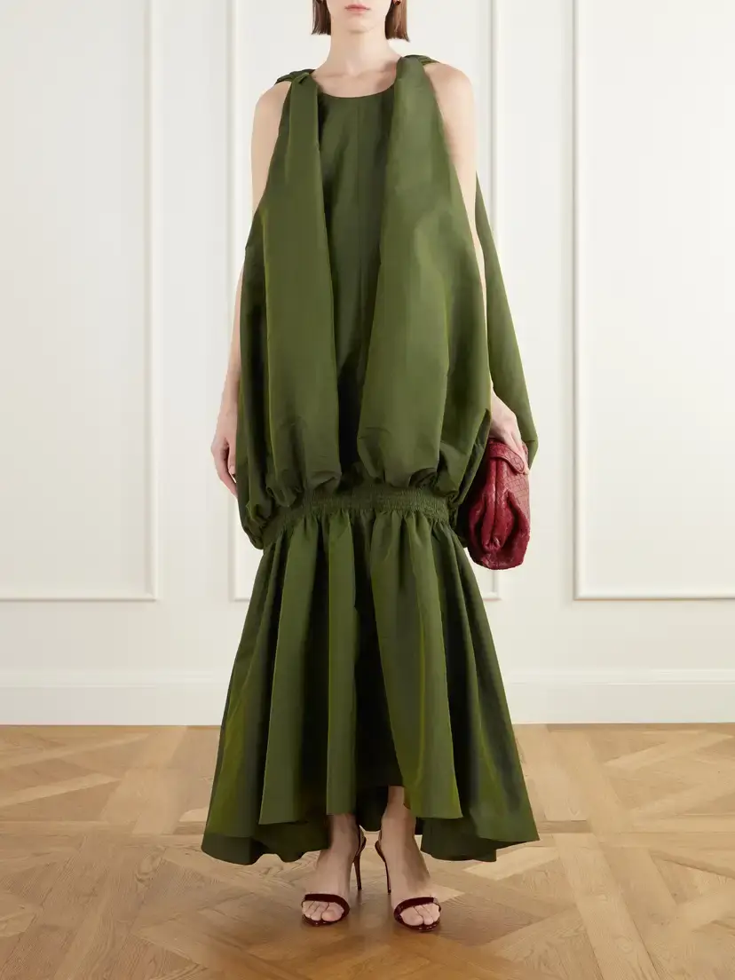 Christopher John Rogers Jellyfish Gathered Silk-taffeta Gown | Thumbnail 2 Christopher John Rogers Jellyfish Gathered Silk-taffeta Gown | Thumbnail 2