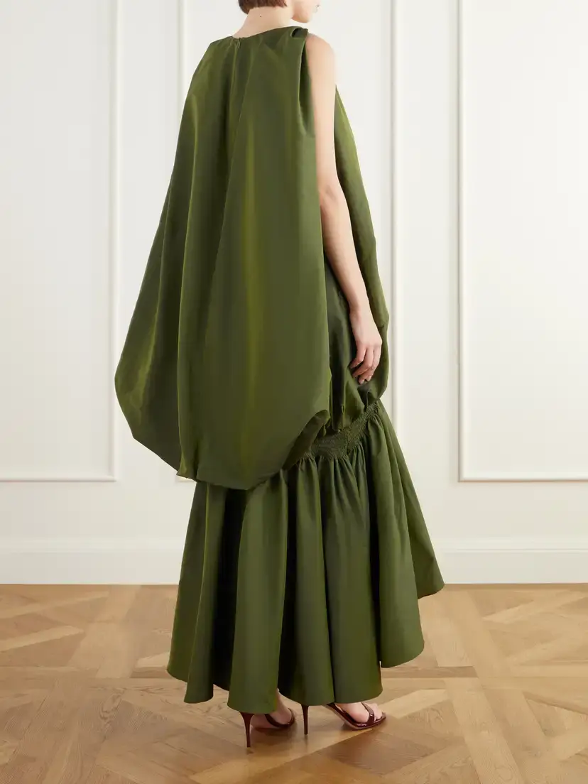 Christopher John Rogers Jellyfish Gathered Silk-taffeta Gown | Thumbnail 3 Christopher John Rogers Jellyfish Gathered Silk-taffeta Gown | Thumbnail 3