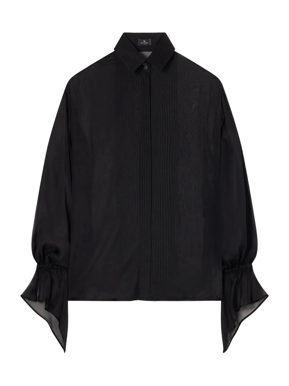 Pintucked Silk-chiffon Shirt Pintucked Silk-chiffon Shirt