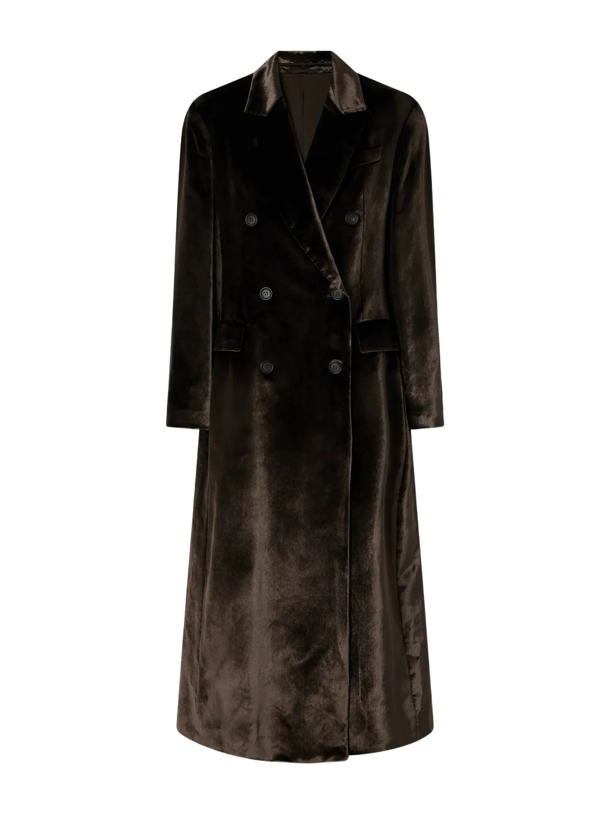Double-breasted Velvet Coat Double-breasted Velvet Coat