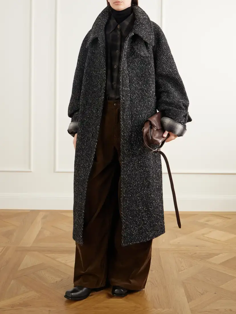 R13 Jumbo Wool-blend Tweed Coat | Thumbnail 2 R13 Jumbo Wool-blend Tweed Coat | Thumbnail 2