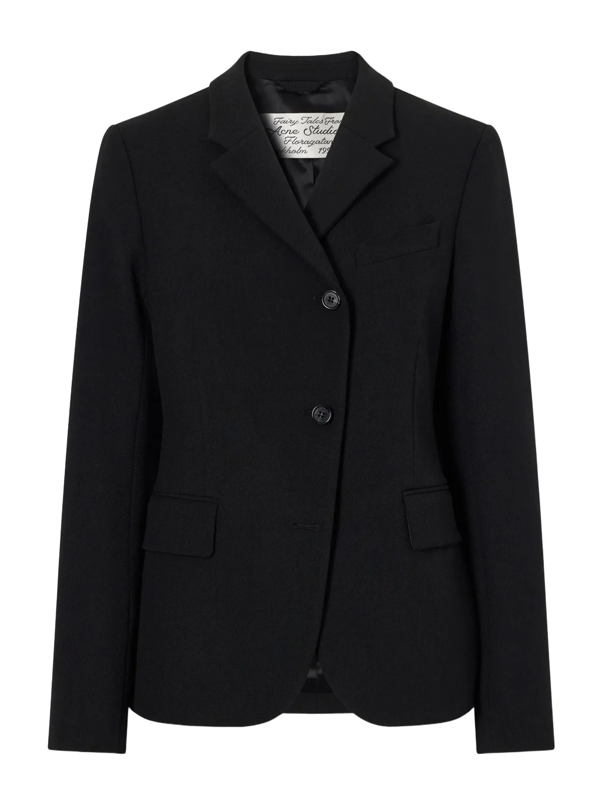 Acne Studios Asymmetric Twill Blazer