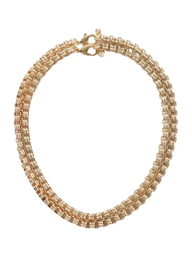 Roxanne Assoulin The Nesting Rope Duo Gold-tone Chain Necklace