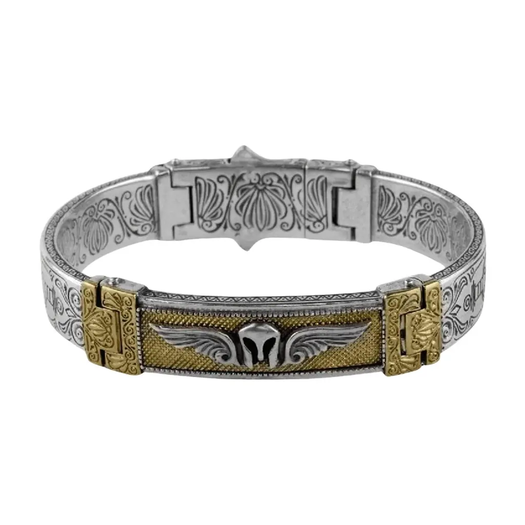 Konstantino Myrmidones Sterling Silver & Bronze Unisex Bracelet by The Solist Konstantino Myrmidones Sterling Silver & Bronze Unisex Bracelet by The Solist