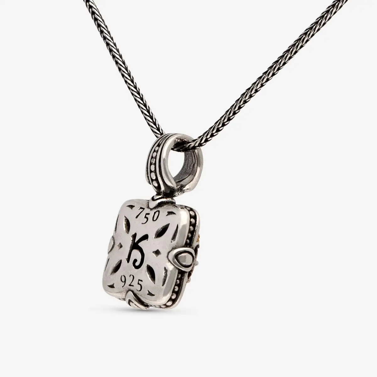 Konstantino Konstantino Nightfall Sterling Silver and 18k Yellow Gold Thuilte Doublet Pendant Necklace by The Solist | Thumbnail 2 Konstantino Konstantino Nightfall Sterling Silver and 18k Yellow Gold Thuilte Doublet Pendant Necklace by The Solist | Thumbnail 2