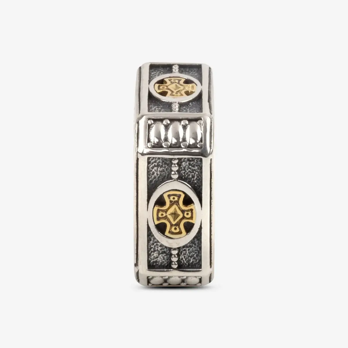 Konstantino Konstantino Stavros Sterling Silver and 18K Yellow Gold Ring Sz. 10 by The Solist | Thumbnail 2