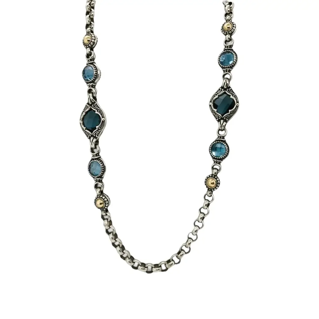 Konstantino Thalassa Sterling Silver 18k Gold Necklace by The Solist Konstantino Thalassa Sterling Silver 18k Gold Necklace by The Solist