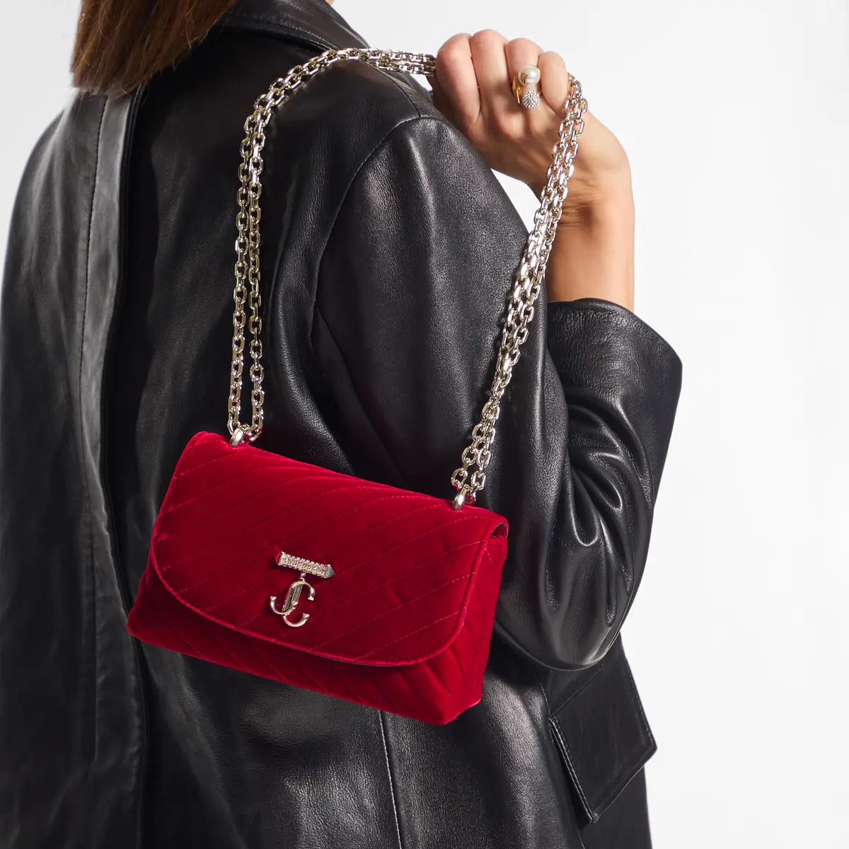 Jimmy Choo Curve Cross Body Small | Thumbnail 3 Jimmy Choo Curve Cross Body Small | Thumbnail 3