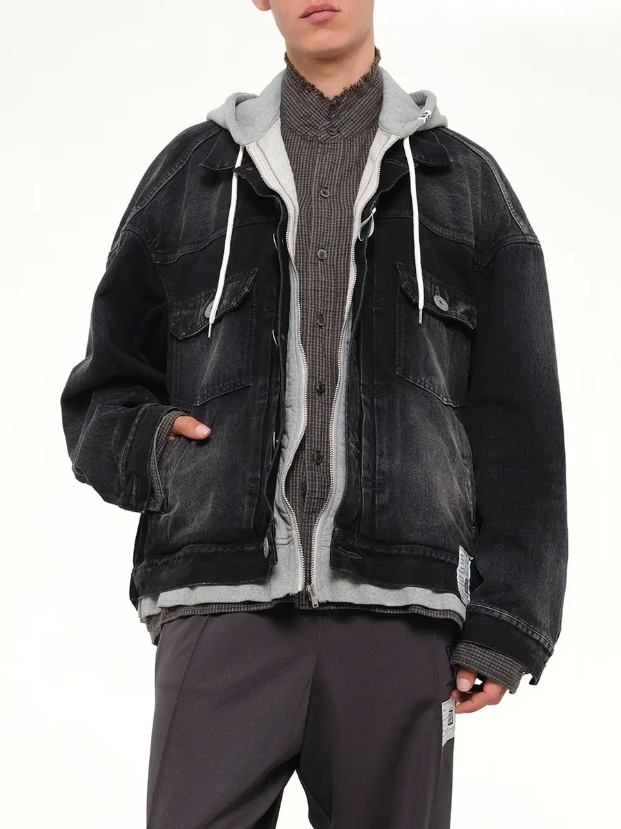 Maison MIHARA YASUHIRO Triple Layered Denim Jacket | Thumbnail 6 Maison MIHARA YASUHIRO Triple Layered Denim Jacket | Thumbnail 6