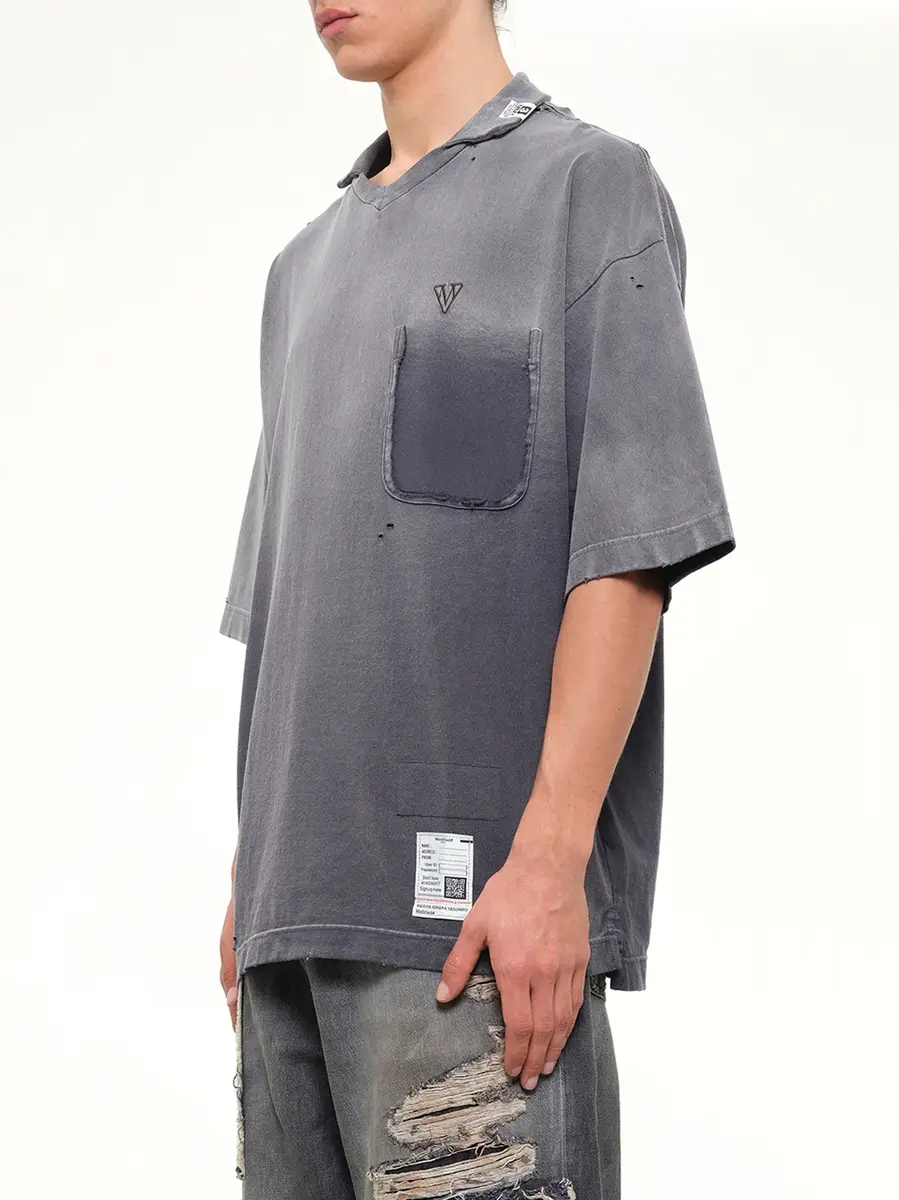Maison MIHARA YASUHIRO Sun Faded Collared T-shirt | Thumbnail 3