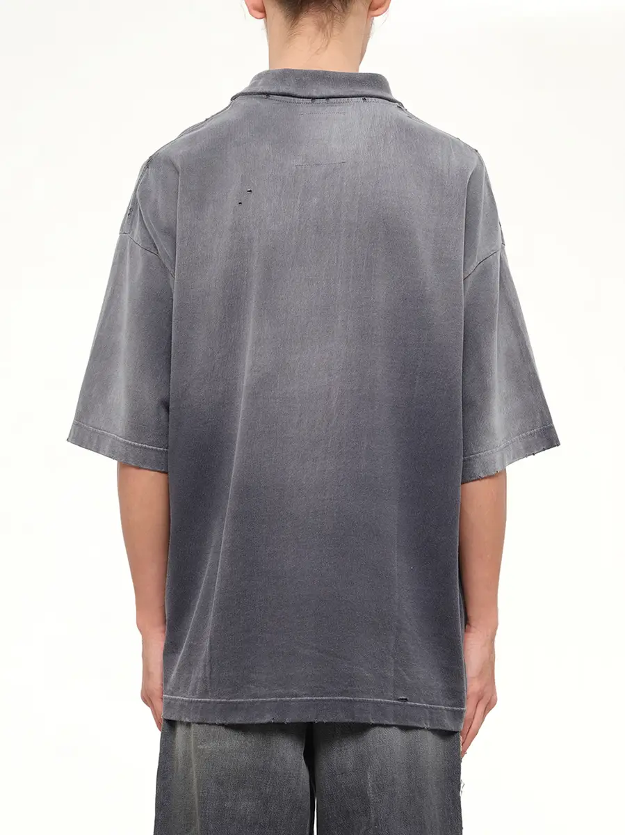 Maison MIHARA YASUHIRO Sun Faded Collared T-shirt | Thumbnail 5