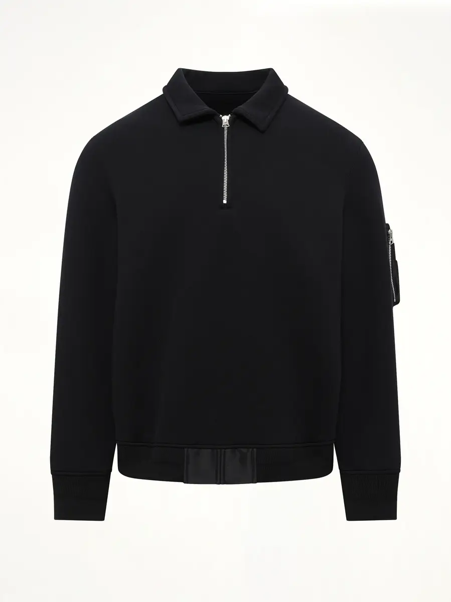 Sacai Sponge Sweat Polo Shirt | Thumbnail 2 Sacai Sponge Sweat Polo Shirt | Thumbnail 2