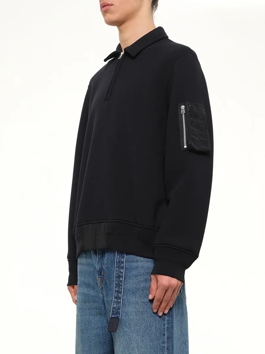 Sacai Sponge Sweat Polo Shirt | Thumbnail 3 Sacai Sponge Sweat Polo Shirt | Thumbnail 3