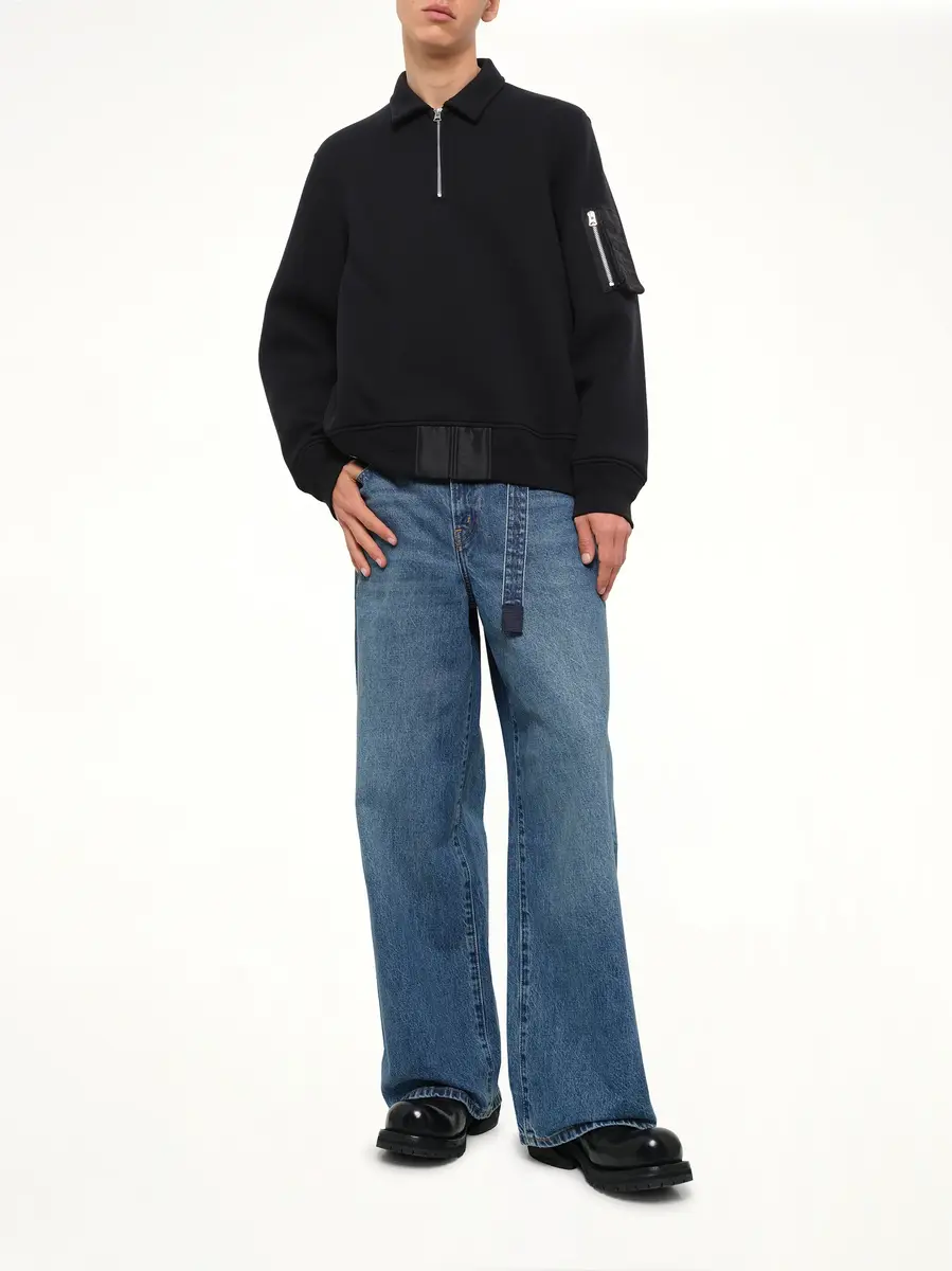 Sacai Sponge Sweat Polo Shirt | Thumbnail 4 Sacai Sponge Sweat Polo Shirt | Thumbnail 4