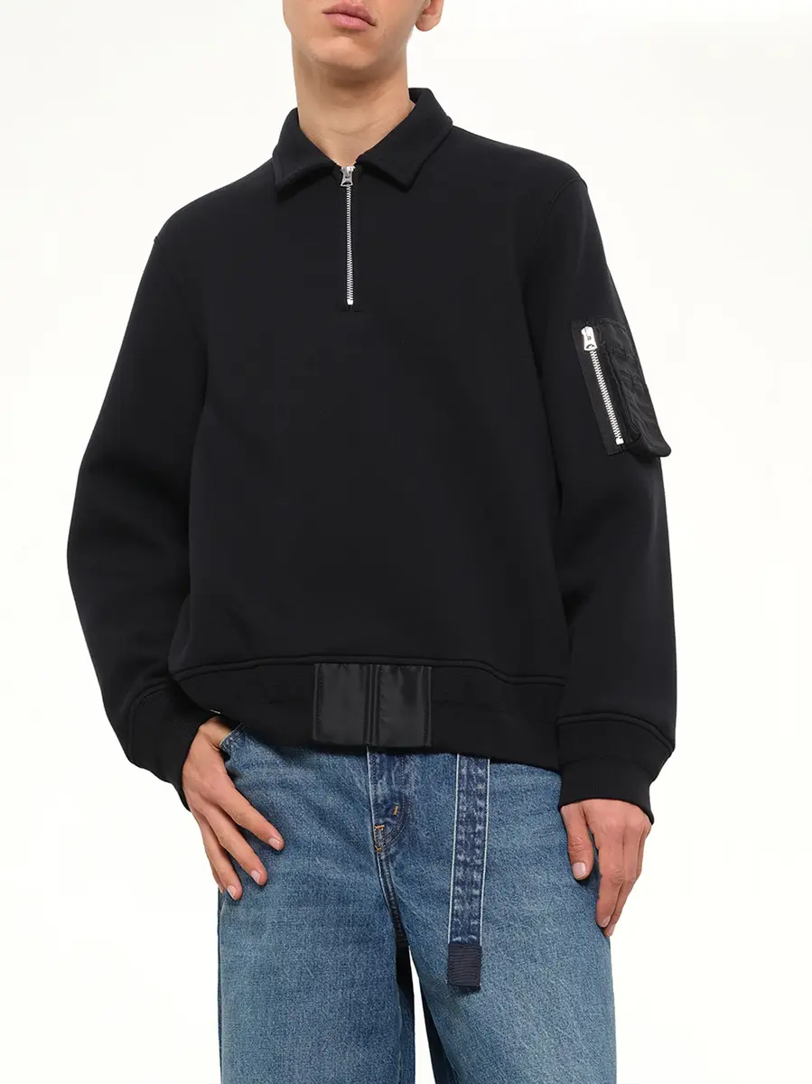 Sacai Sponge Sweat Polo Shirt | Thumbnail 6 Sacai Sponge Sweat Polo Shirt | Thumbnail 6