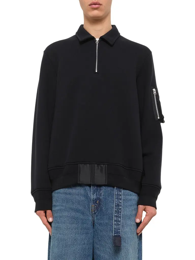 Sacai Sponge Sweat Polo Shirt