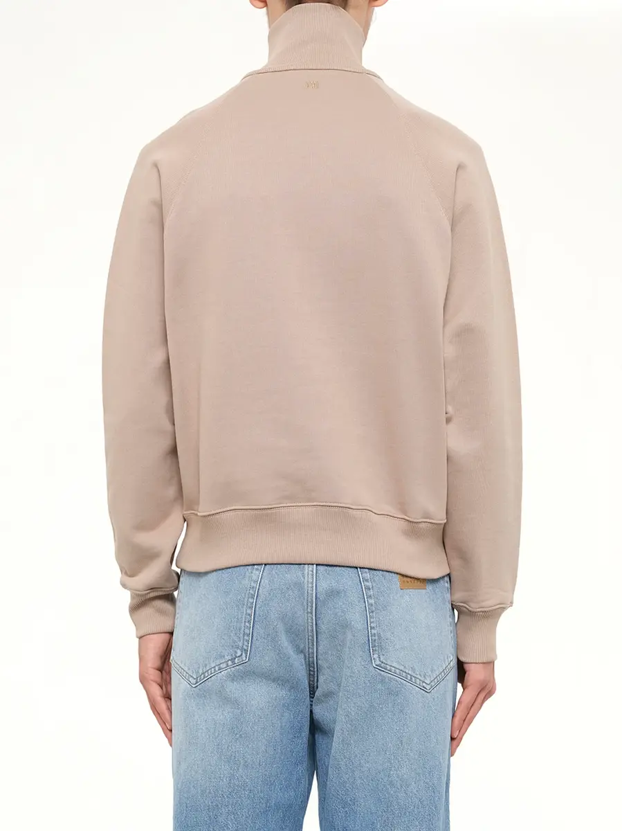 AMI PARIS Embossed Ami De Coeur Zipped Sweatshirt | Thumbnail 5 AMI PARIS Embossed Ami De Coeur Zipped Sweatshirt | Thumbnail 5