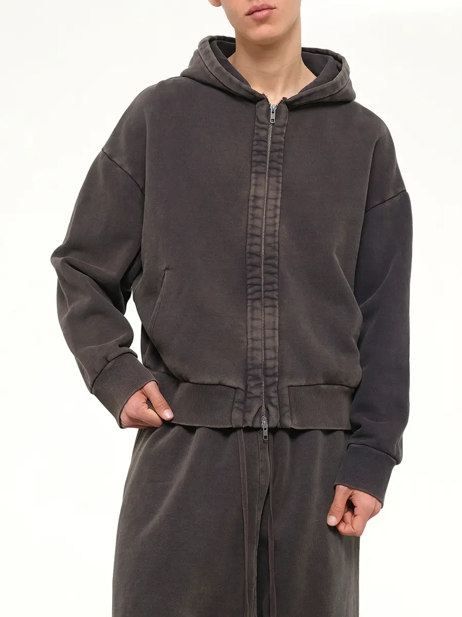 Entire Studios Thermal Hood in Washed Black | Thumbnail 6