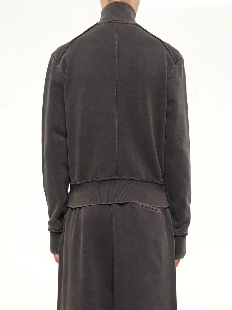 Entire Studios Supply Track Jacket in Washed Black | Thumbnail 5