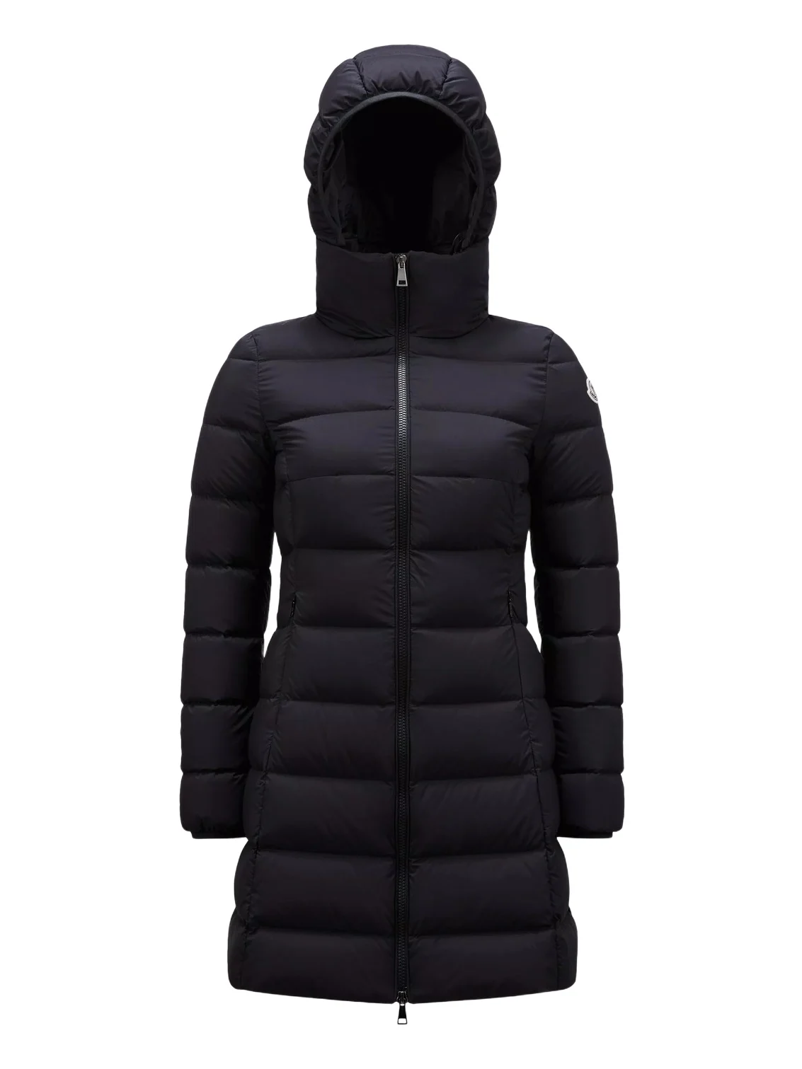 Moncler Gie Hooded Long Down Jacket